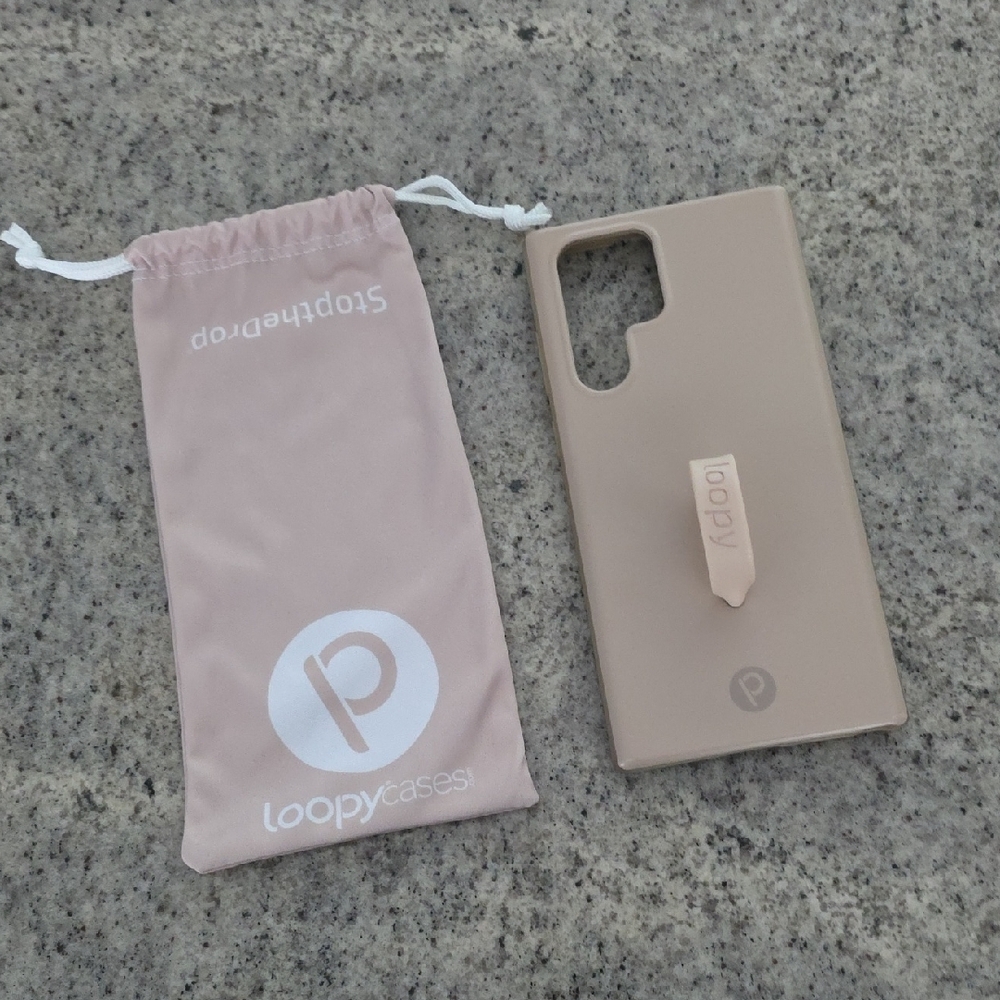 Loopy Case Tan Smartphone Case with Secure Grip